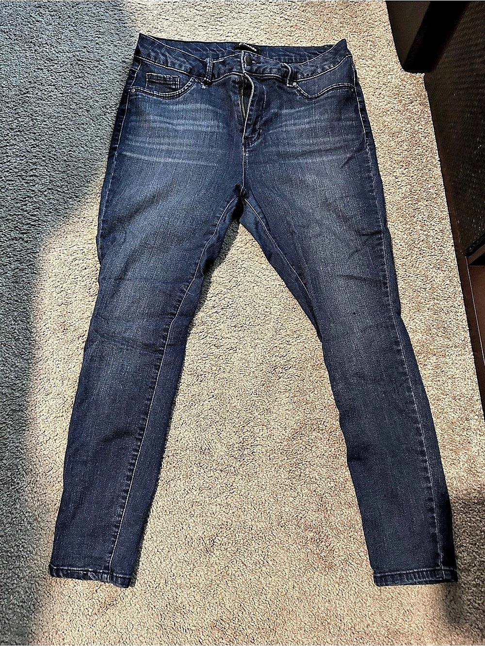 d.jeans Women's Skinny Jeans Blue Waist 12P